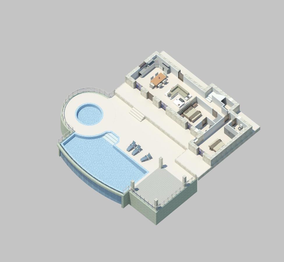 Kaminia Blu Villa Ratzaklíon Dış mekan fotoğraf
